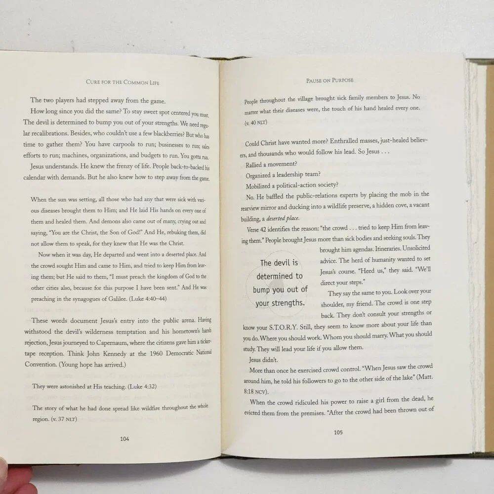 Cure for the Common Life: Living in Your Swet Spot by Max Lucado